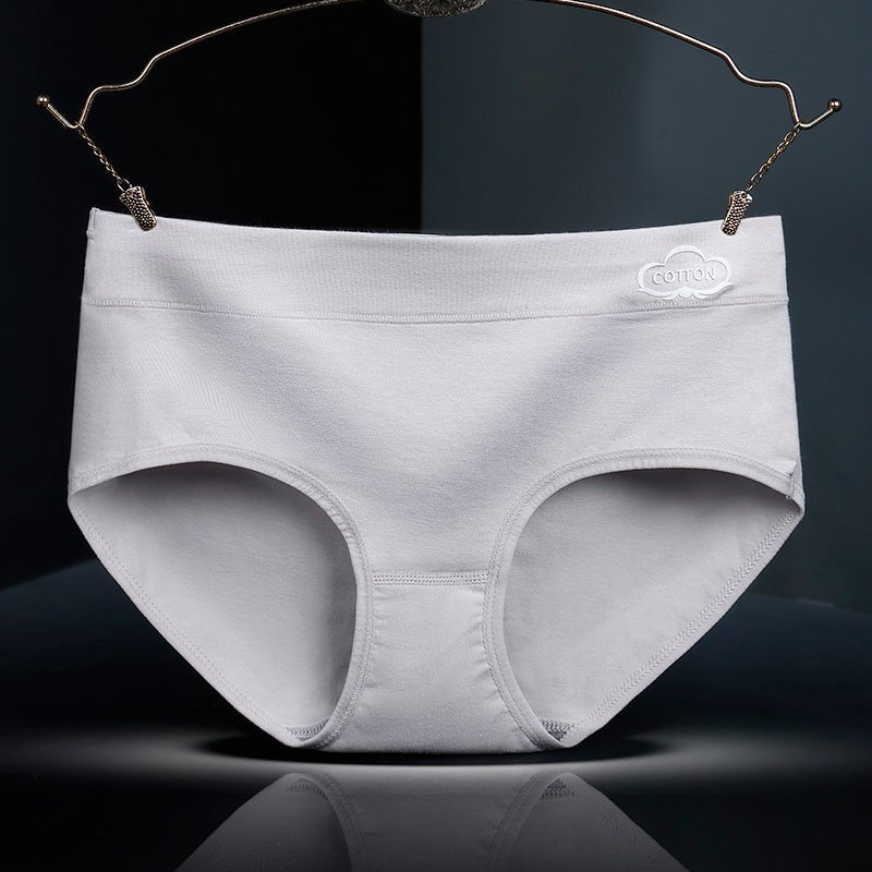 Ladies Mid - rise Cotton Graphene Antibacterial Panties - AmiraMart