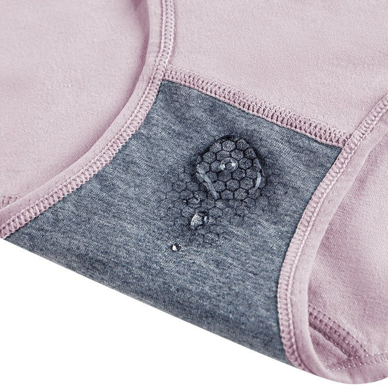 Ladies Mid - rise Cotton Graphene Antibacterial Panties - AmiraMart