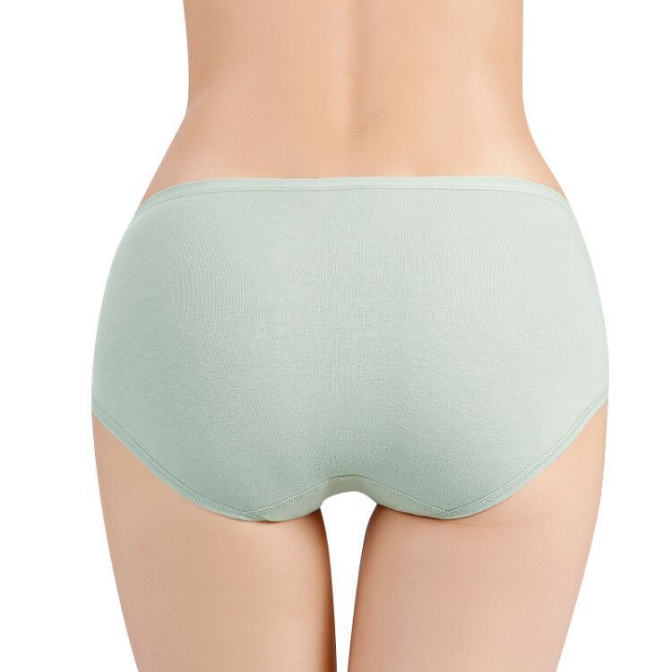 Ladies Mid - rise Cotton Graphene Antibacterial Panties - AmiraMart