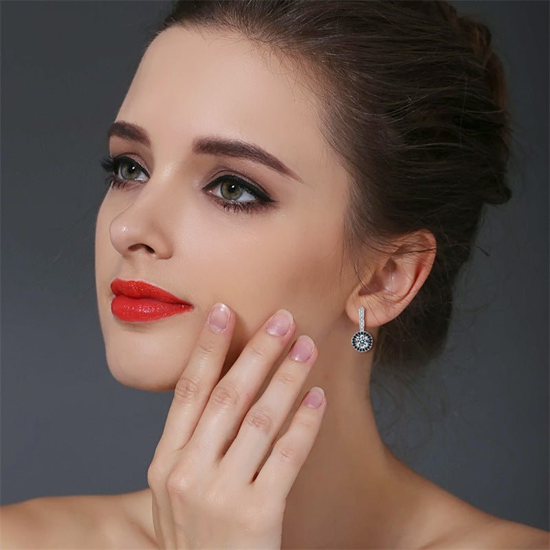 Ladies S925 Sterling Silver Earrings - AmiraMart