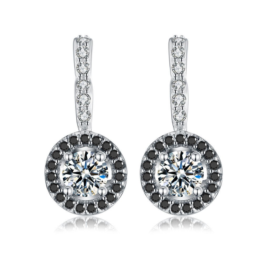 Ladies S925 Sterling Silver Earrings - AmiraMart