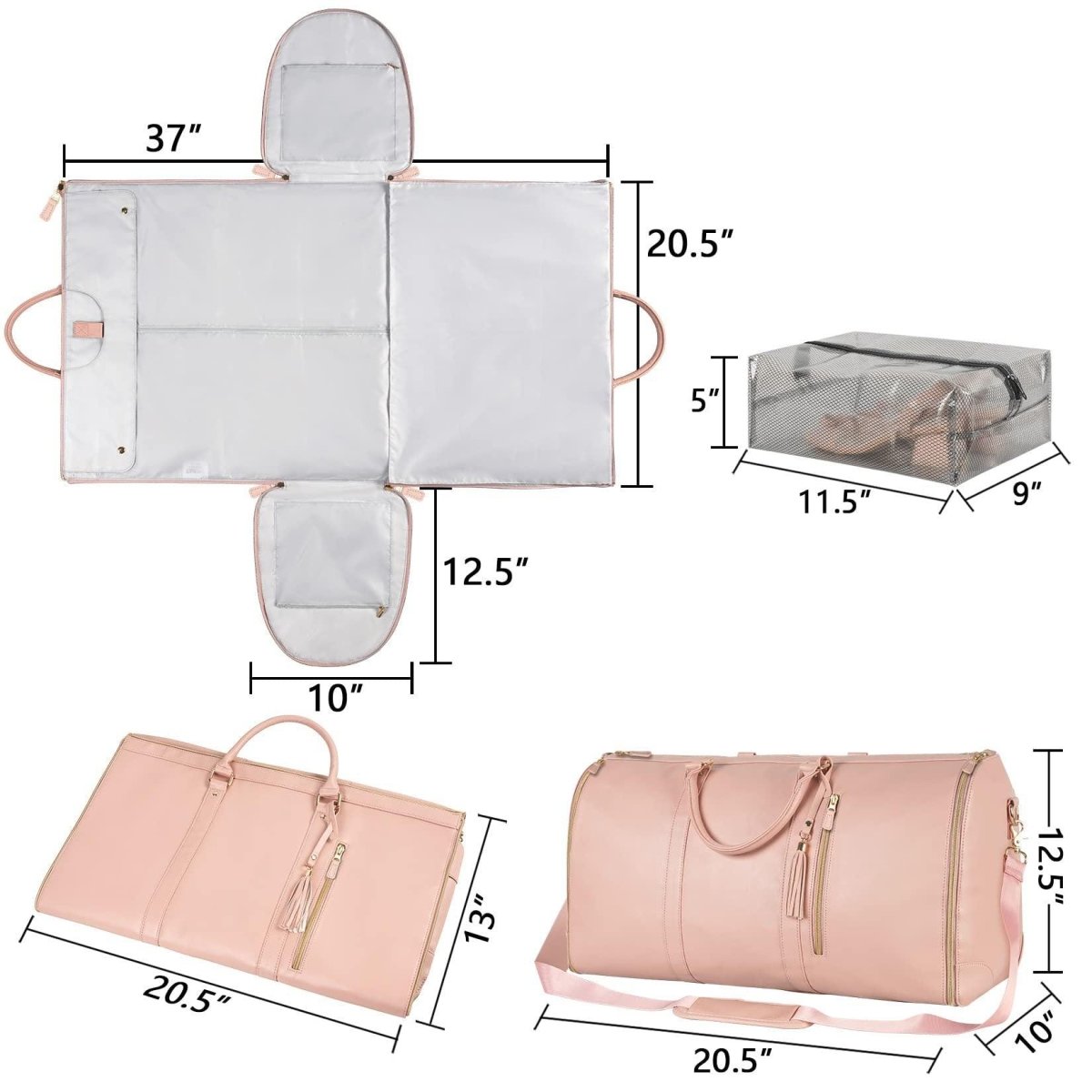 Large Capacity Travel Duffle Bag - AmiraMart