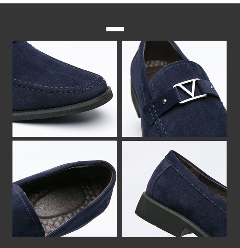 Large Men's Lefu Leather Shoes - AmiraMart