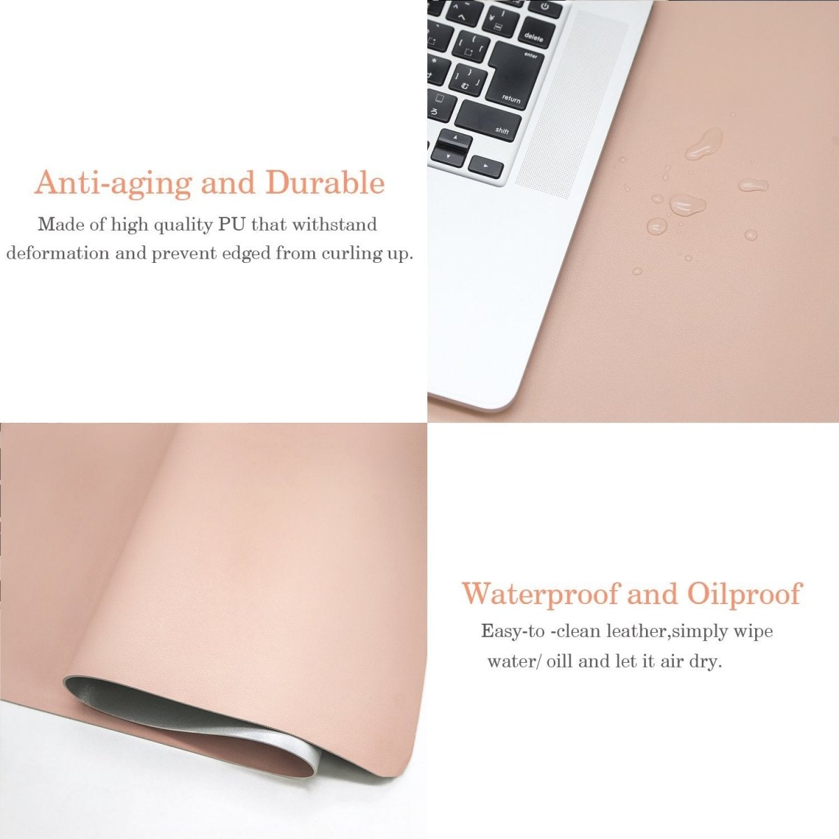 Leather Computer Mouse Pad Table Mat - AmiraMart