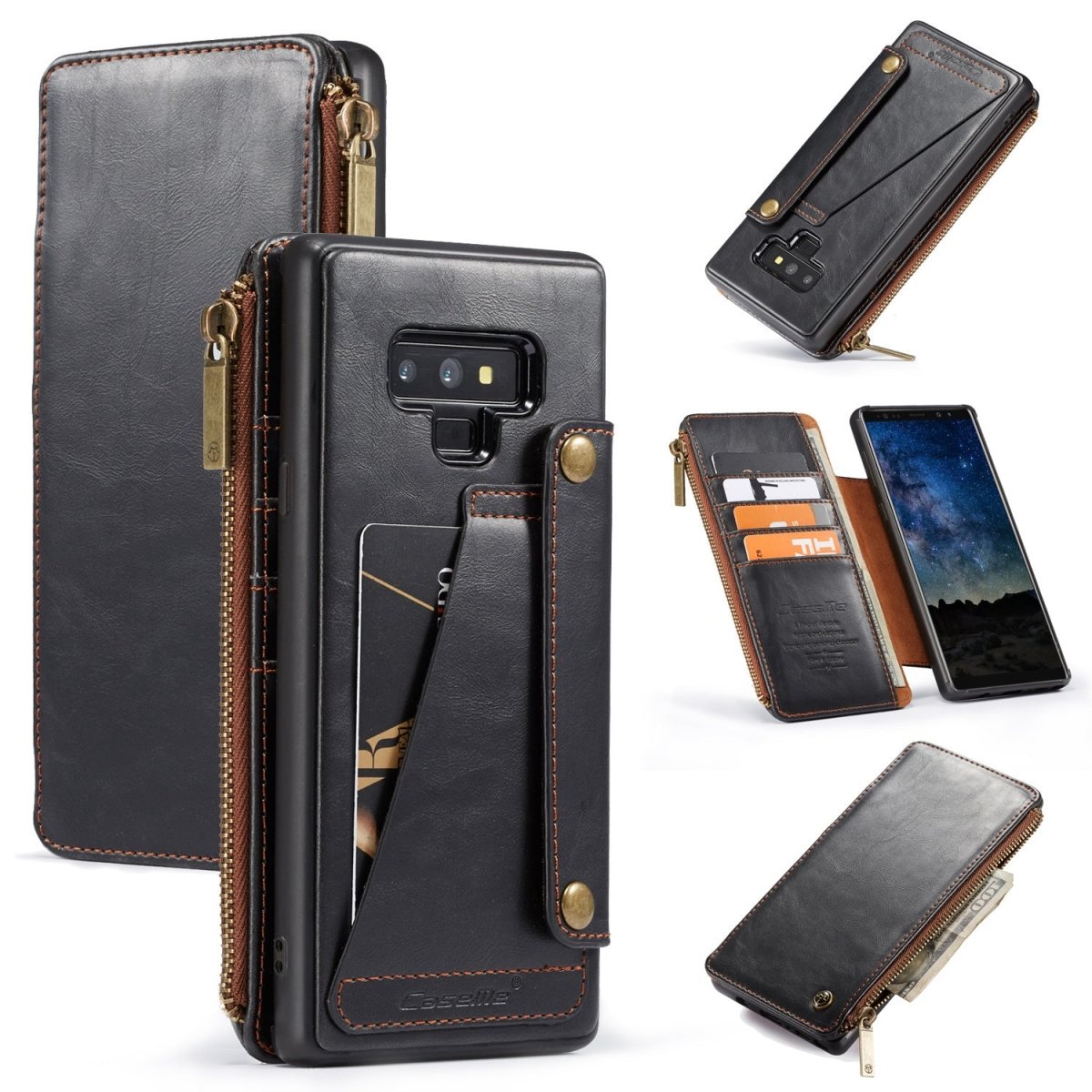 Leather Flip Phone Case - AmiraMart