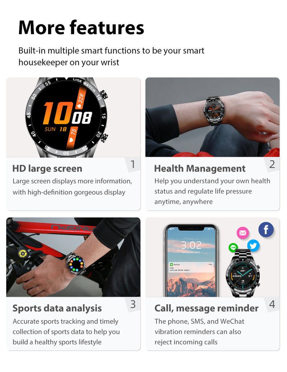 Lige's New Smart Watch - AmiraMart