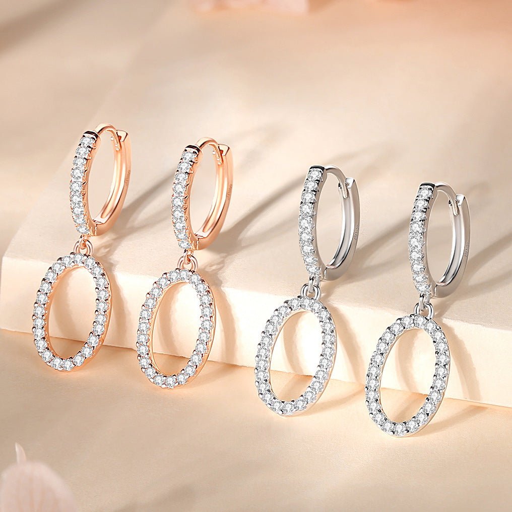 Light Luxury Style Ring Ear Clip Women - AmiraMart