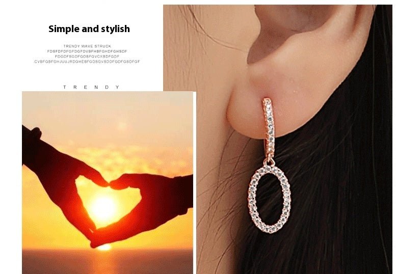 Light Luxury Style Ring Ear Clip Women - AmiraMart