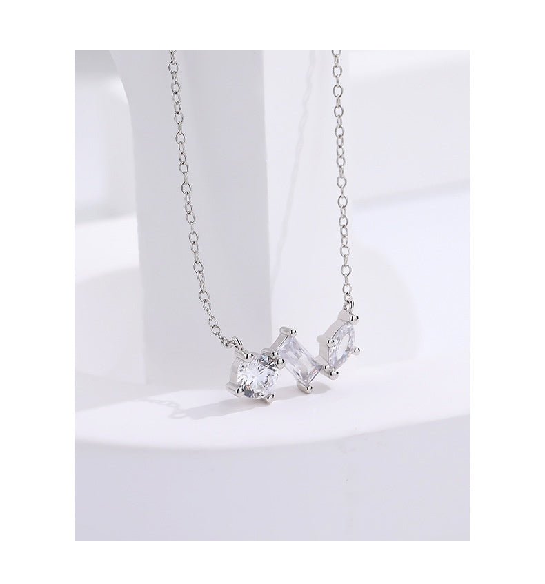 Light Luxury Zircon Necklace - AmiraMart