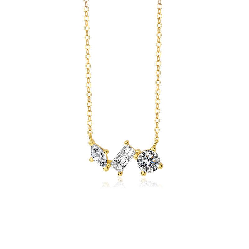 Light Luxury Zircon Necklace - AmiraMart