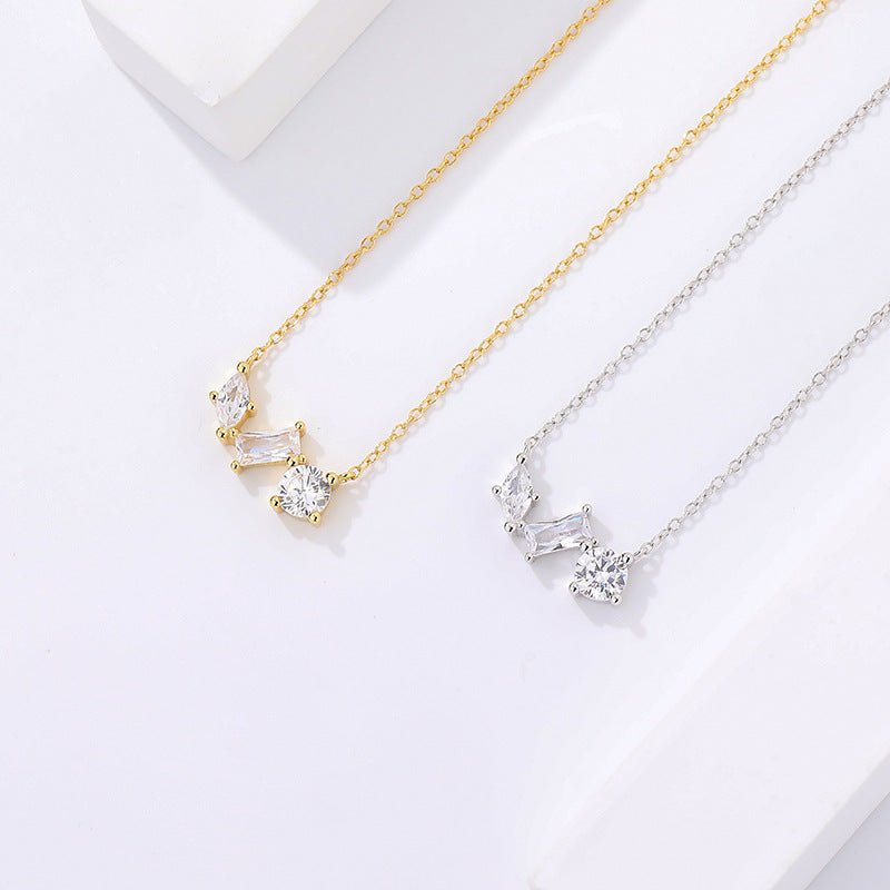 Light Luxury Zircon Necklace - AmiraMart