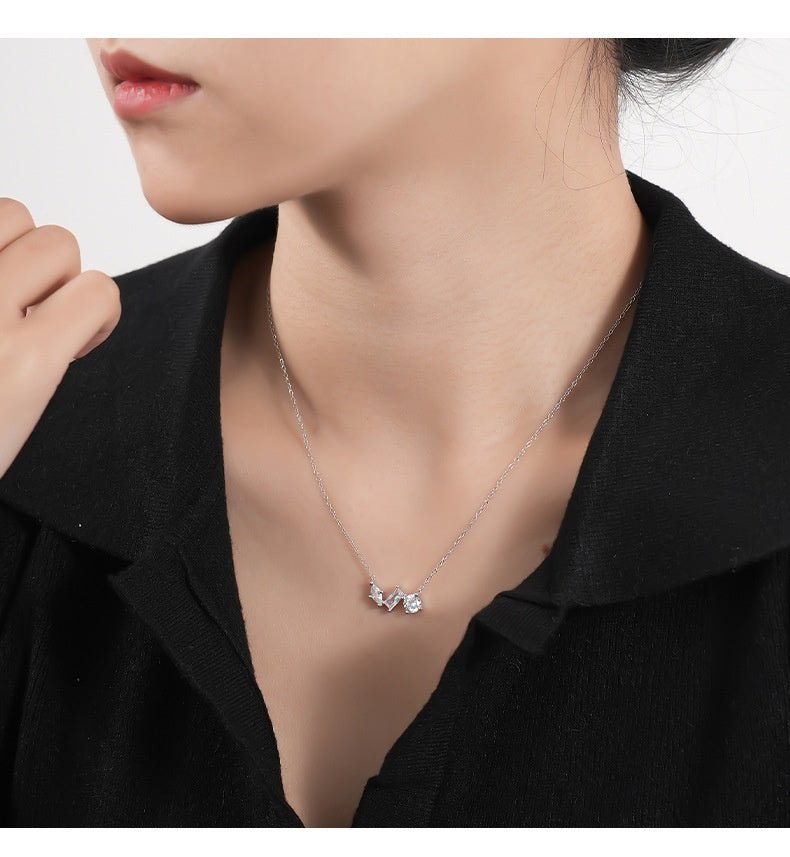 Light Luxury Zircon Necklace - AmiraMart