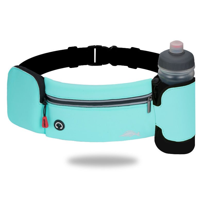 Lightweight unisex waist pack with water bottle holder - AmiraMart