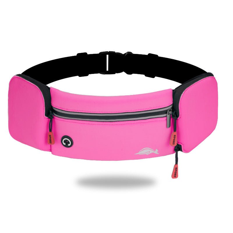Lightweight unisex waist pack with water bottle holder - AmiraMart