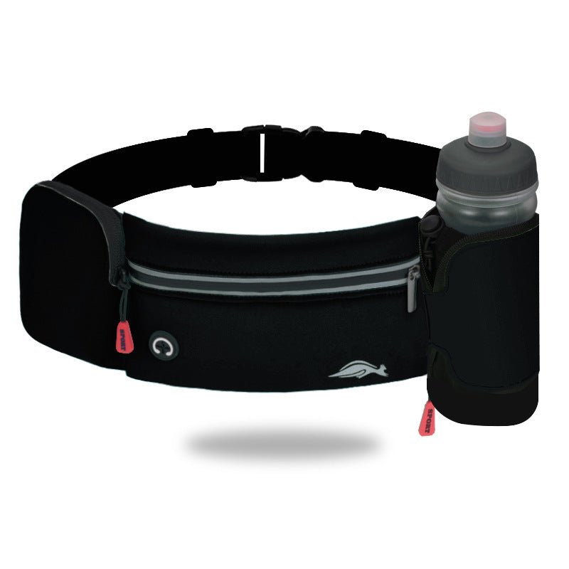 Lightweight unisex waist pack with water bottle holder - AmiraMart