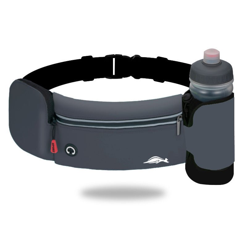 Lightweight unisex waist pack with water bottle holder - AmiraMart