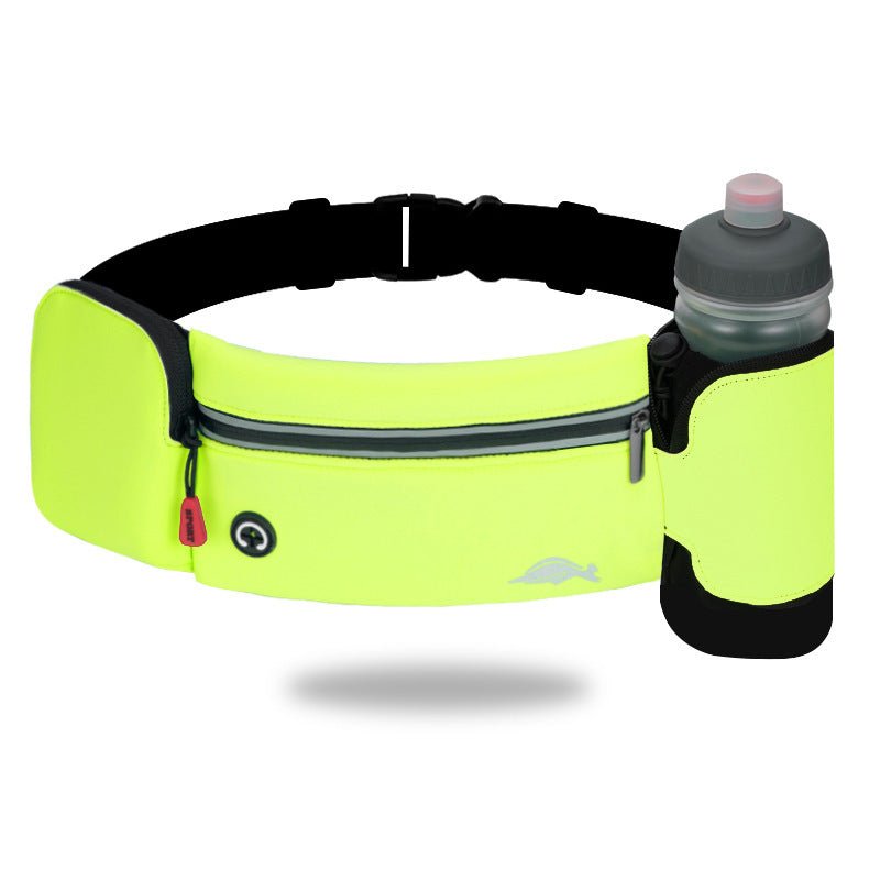 Lightweight unisex waist pack with water bottle holder - AmiraMart