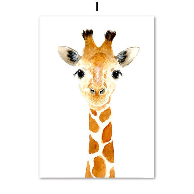 Lion Tiger Animal Hanging Painting Canvas Painting - AmiraMart