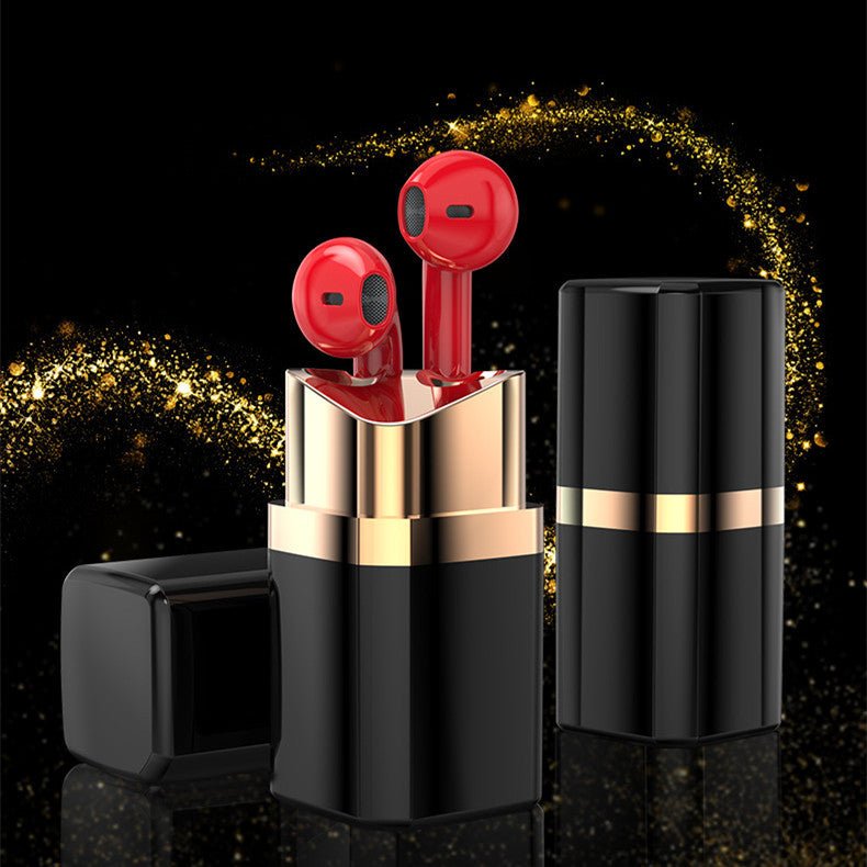 Lipstick Case Bluetooth Earbuds - AmiraMart