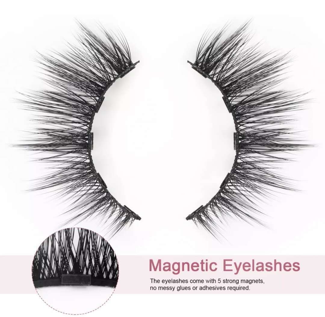 Liquid Eyeliner Magnetic False Eyelashes Set - AmiraMart