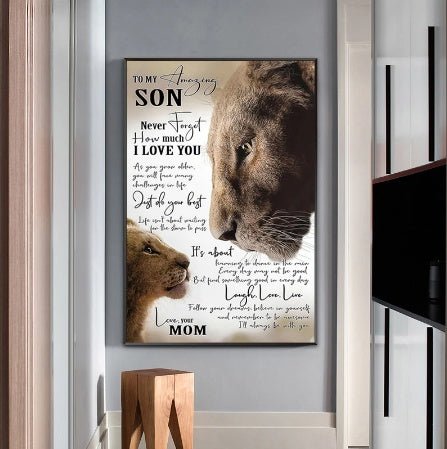 Living Room Canvas Core Spray Painting Hanging Painting Porch Decoration - AmiraMart