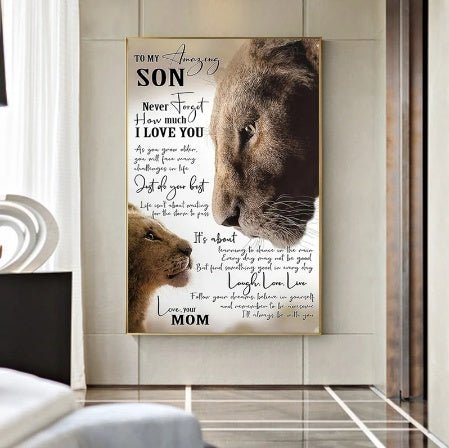 Living Room Canvas Core Spray Painting Hanging Painting Porch Decoration - AmiraMart