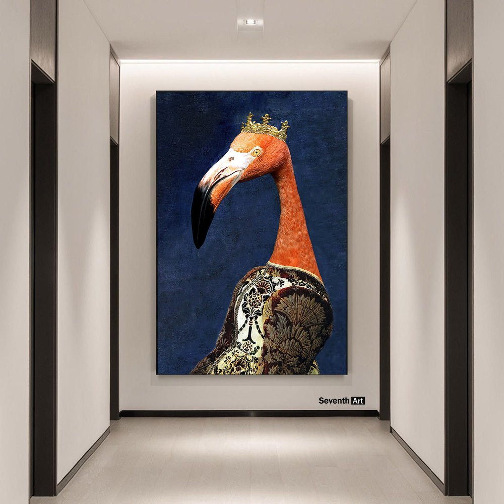 Living Room Decor Wall Decor Black Wildlife Canvas Poster Print - AmiraMart