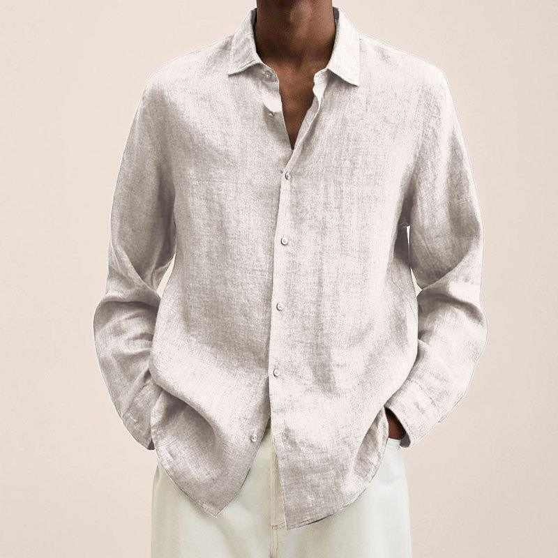 Long Sleeve Lapel Shirt - AmiraMart