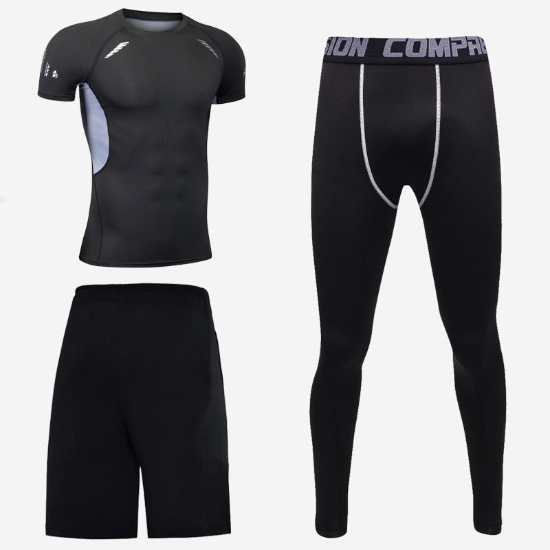 Long Sleeve Men's Fitness Clothes - AmiraMart