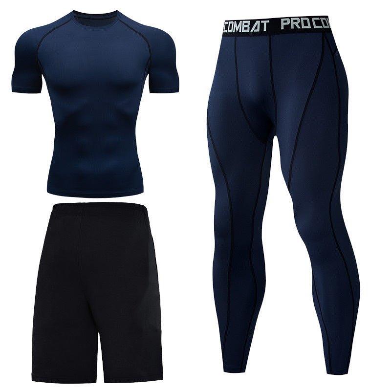 Long Sleeve Men's Fitness Clothes - AmiraMart