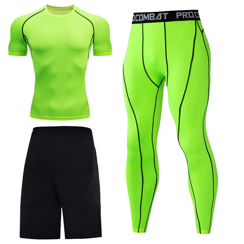 Long Sleeve Men's Fitness Clothes - AmiraMart
