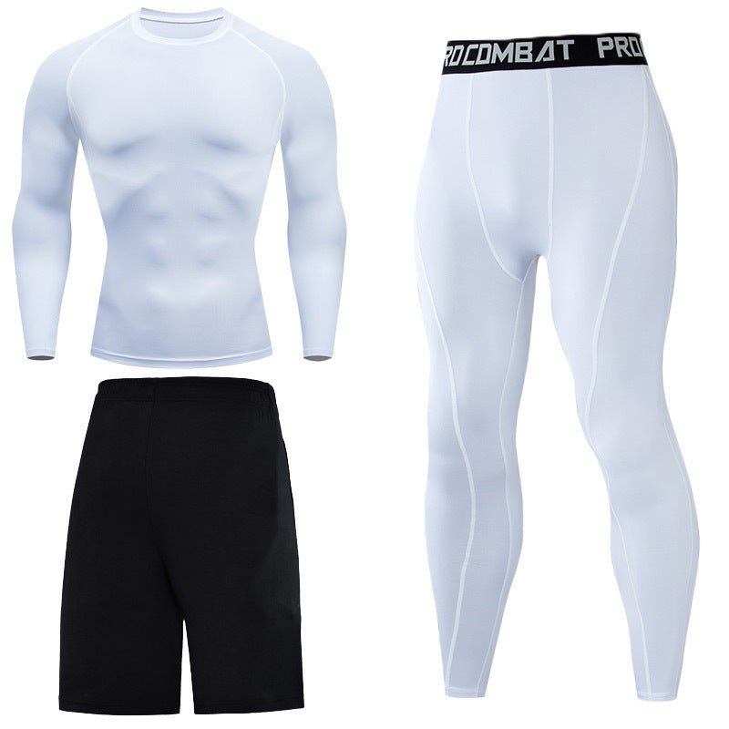 Long Sleeve Men's Fitness Clothes - AmiraMart
