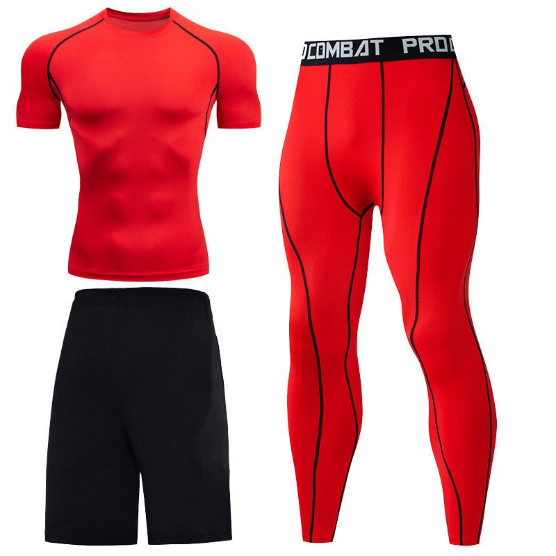 Long Sleeve Men's Fitness Clothes - AmiraMart