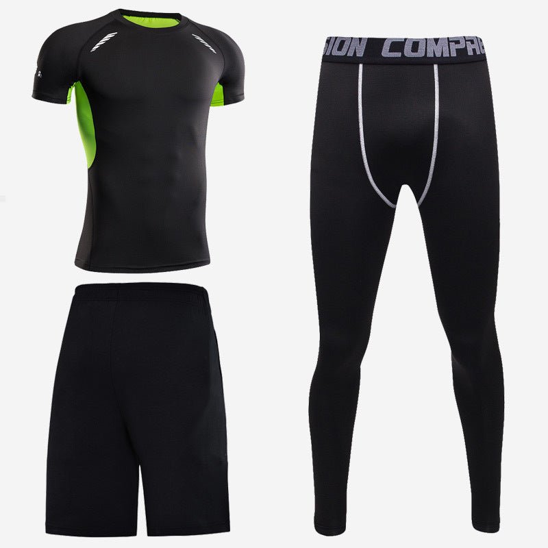 Long Sleeve Men's Fitness Clothes - AmiraMart