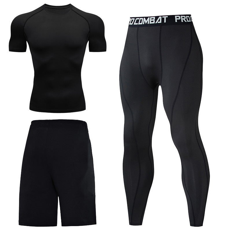 Long Sleeve Men's Fitness Clothes - AmiraMart