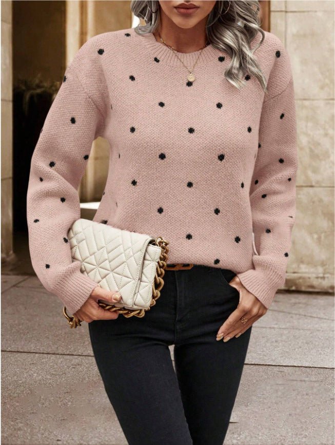 Long Sleeve Pullover Sweater - AmiraMart