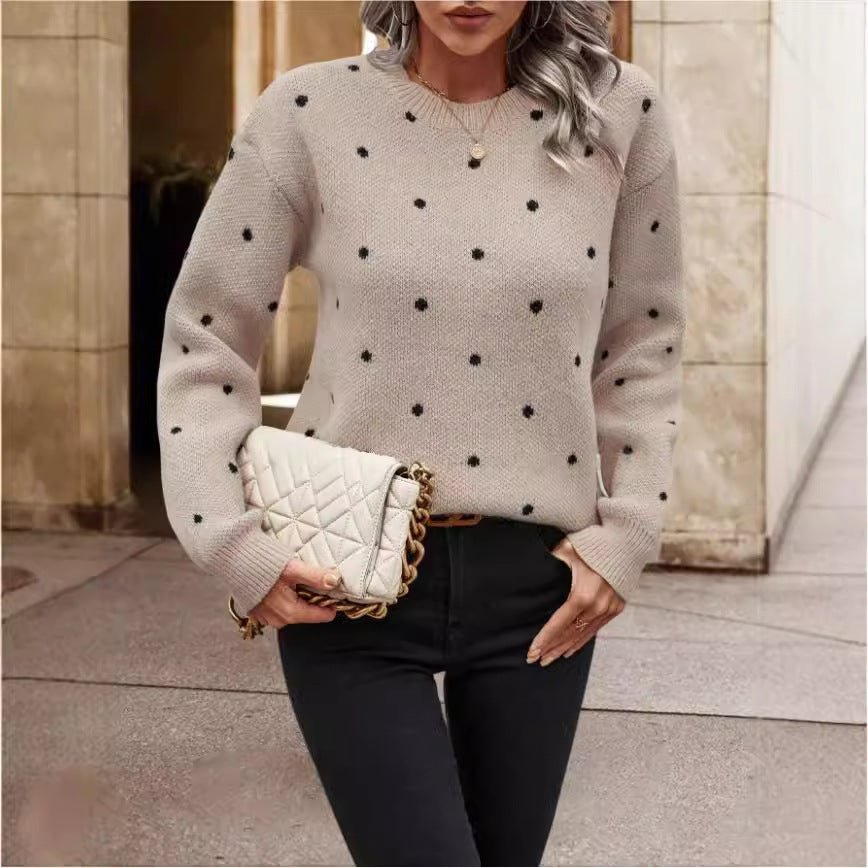 Long Sleeve Pullover Sweater - AmiraMart