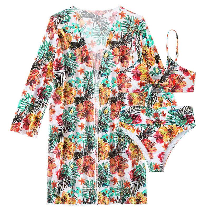 Long Sleeved Blouse Three Piece Suit - AmiraMart