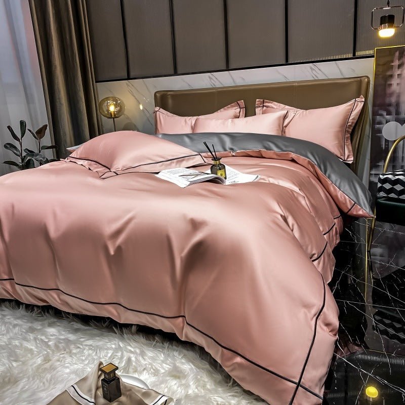 Long Staple Cotton 4 - piece Hotel Style Quilt Set - AmiraMart