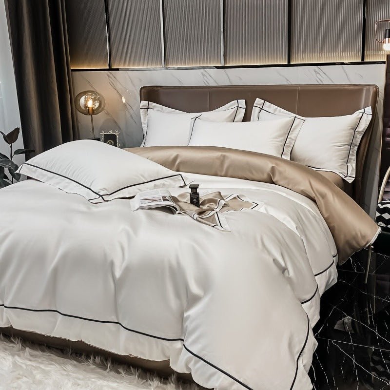 Long Staple Cotton 4 - piece Hotel Style Quilt Set - AmiraMart