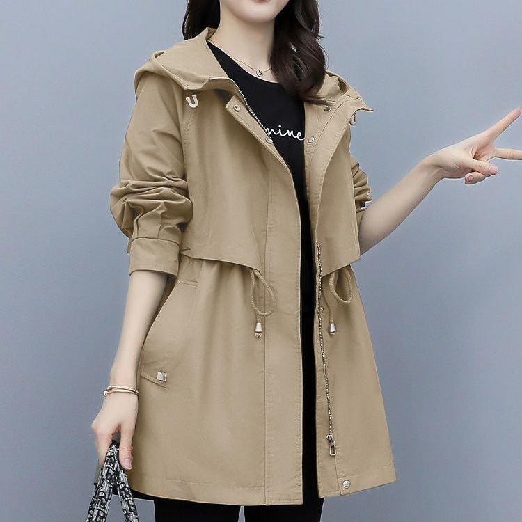 Loose Casual Fashion Hooded Jacket - AmiraMart