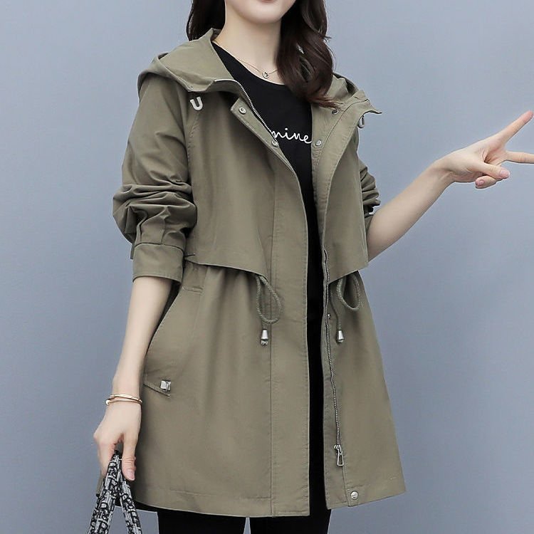 Loose Casual Fashion Hooded Jacket - AmiraMart