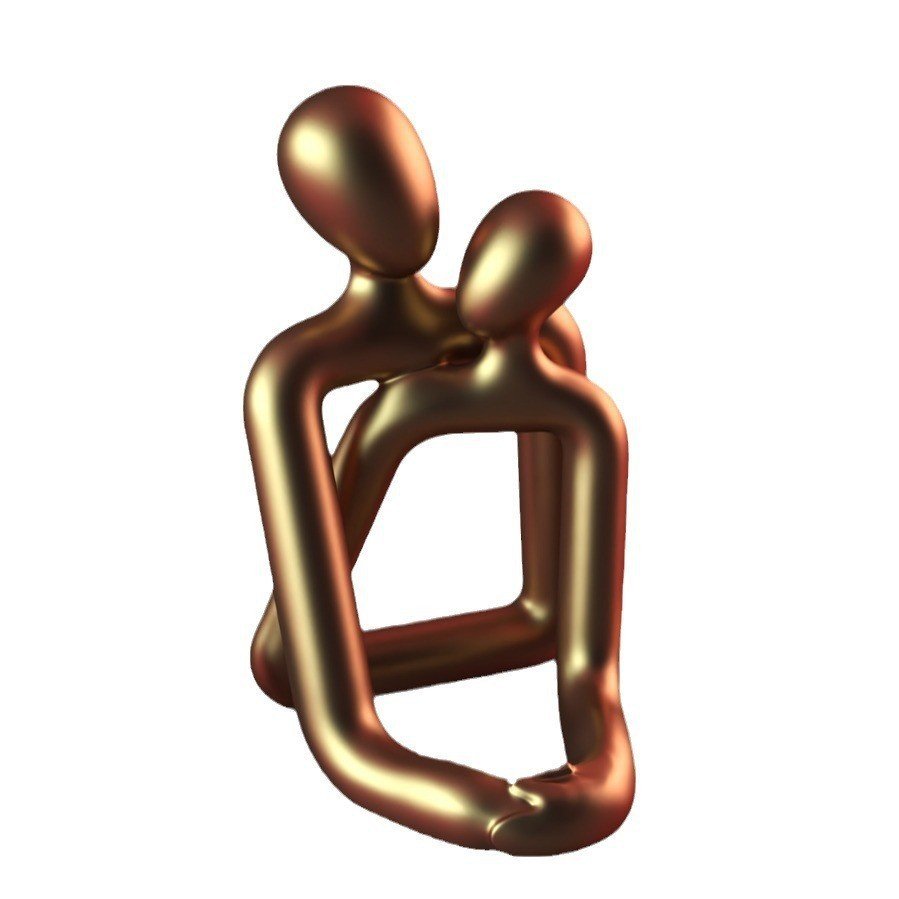 Loving Couple Resin Statue - AmiraMart