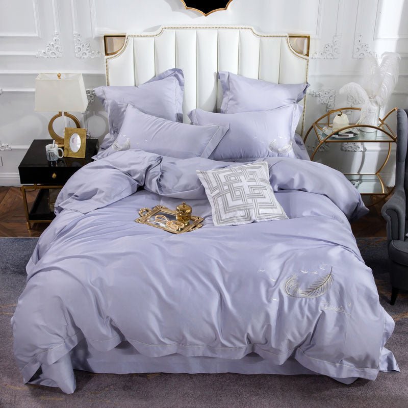 Luxury Egyptian Cotton Feather Bedding Set - AmiraMart