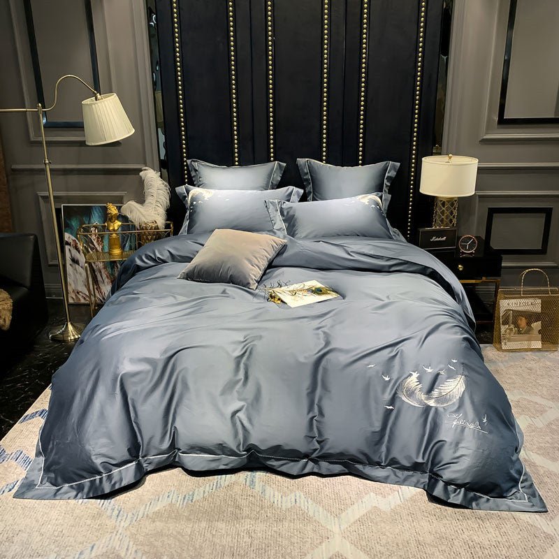 Luxury Egyptian Cotton Feather Bedding Set - AmiraMart
