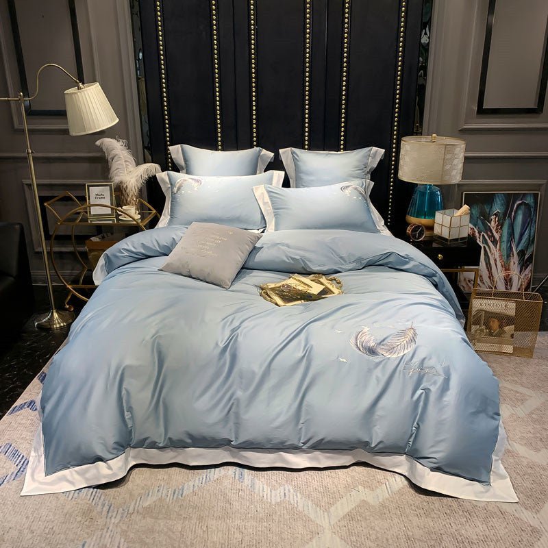 Luxury Egyptian Cotton Feather Bedding Set - AmiraMart