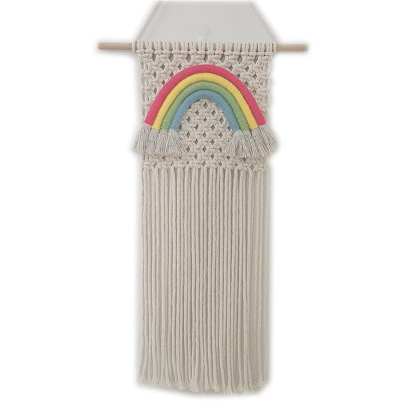 Macrame Rainbow Hand - woven Tapestry Nordic Style - AmiraMart