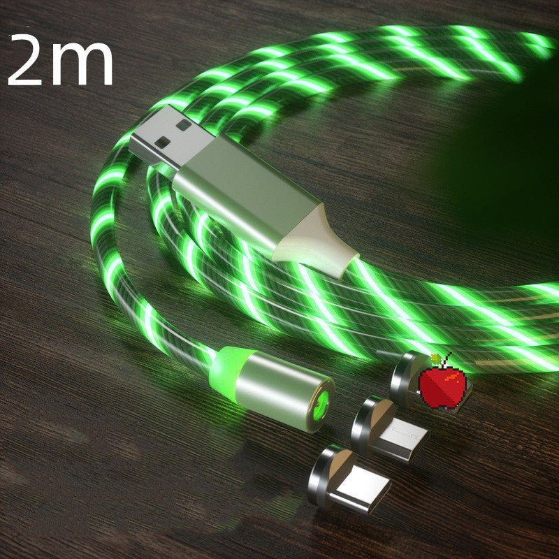 LED Magnet Charger Type - C Cable - AmiraMart