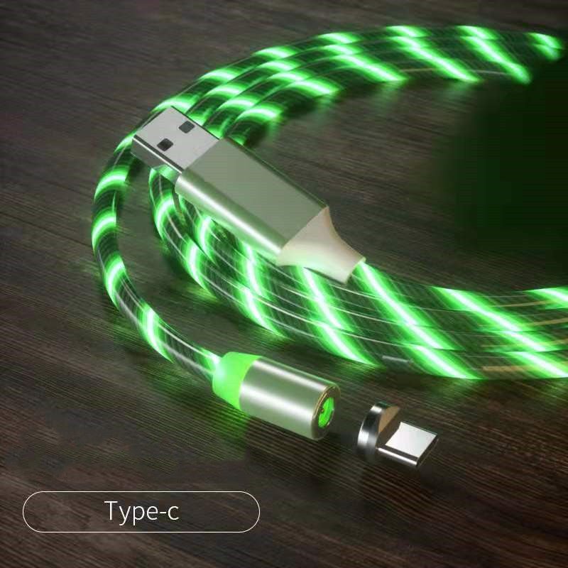 LED Magnet Charger Type - C Cable - AmiraMart