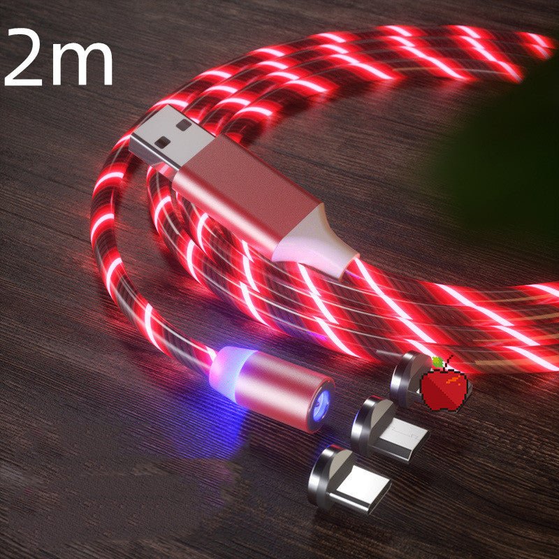 LED Magnet Charger Type - C Cable - AmiraMart